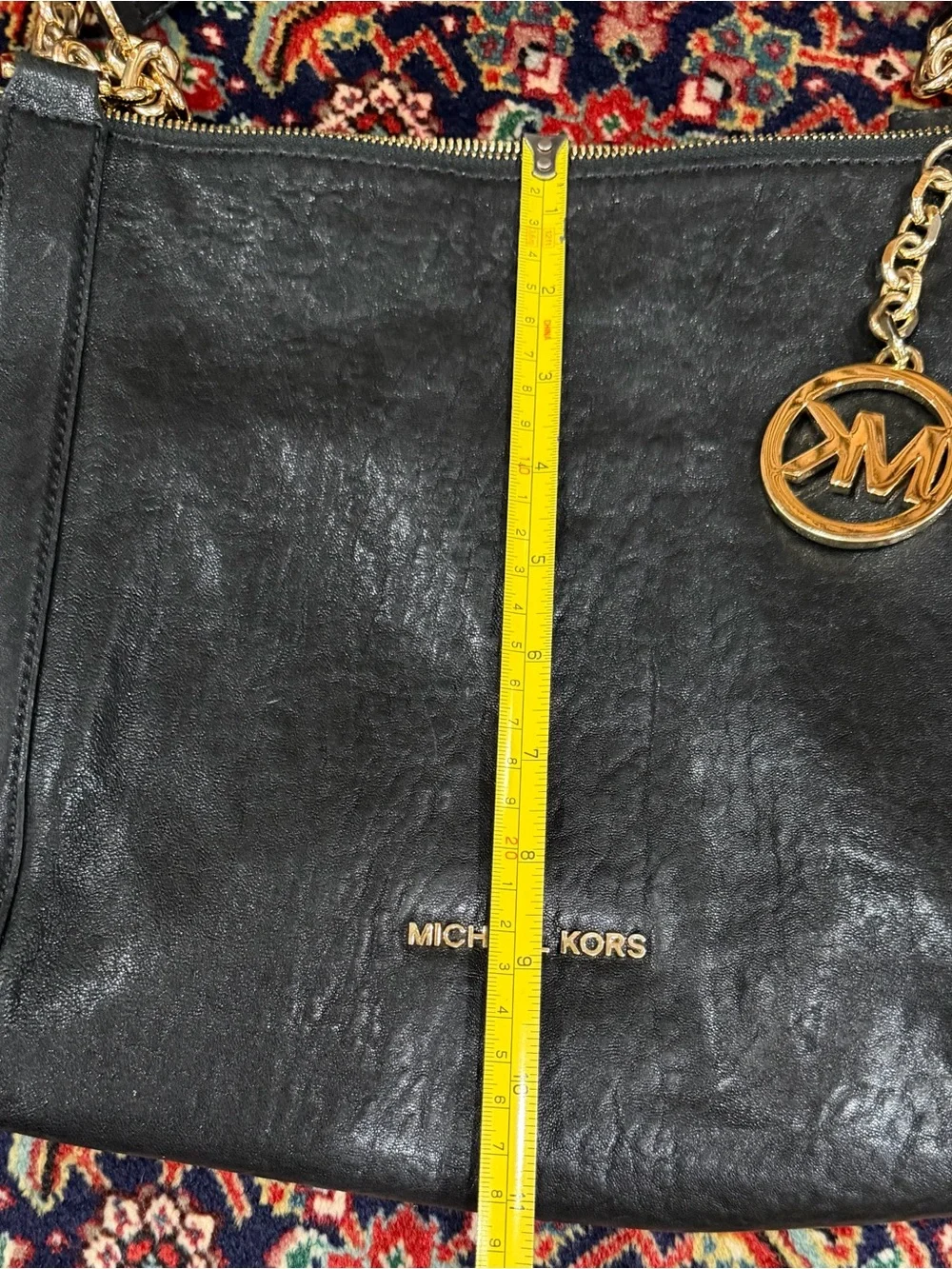 Michael Michael Kors Stanthorpe Large Satchel in Black! Preowned!!